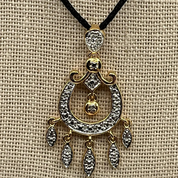 Technibond 18K Gold-Bonded Matching Set: Necklace (16-18”), Earrings & Ring - Picture 2 of 15